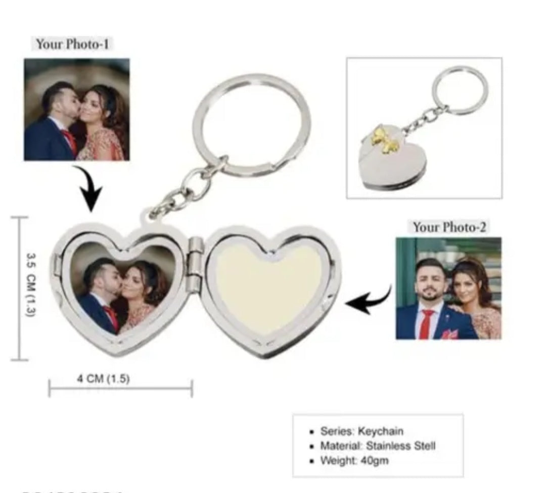 Customized Photo Frame Key Chian