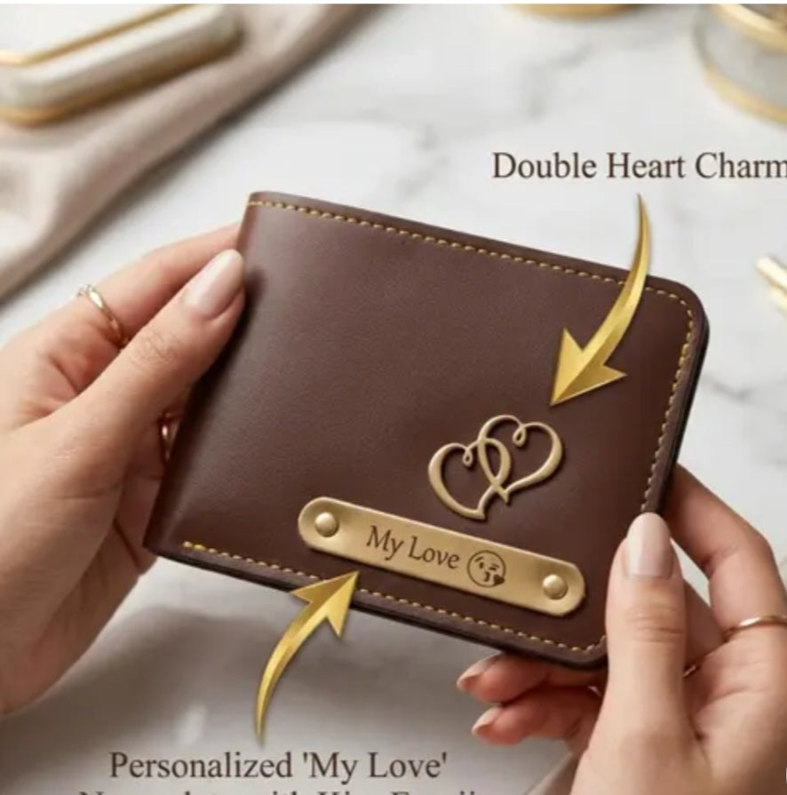 Leather Wallet and Keychain Combo | Combo Gift Set for Him