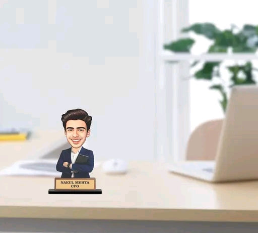 Personalized IT Professional Caricature Gift Workaholic Desk Avatar