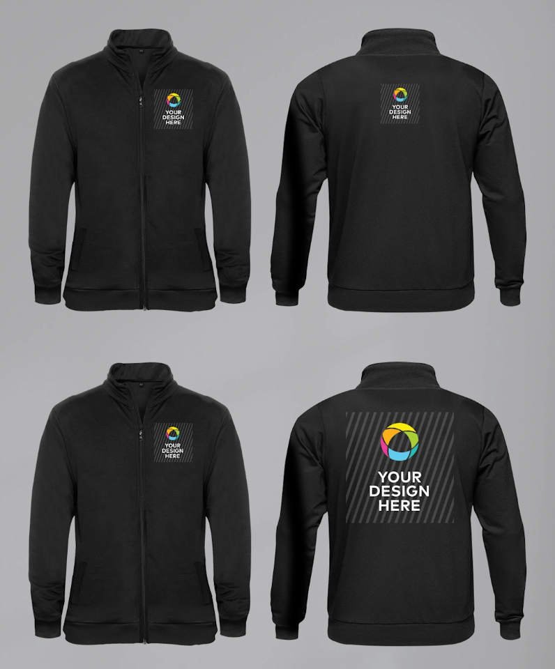 Zipper jacket customized with your design logo