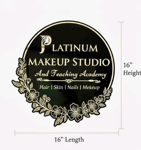 Elegant Name board for your business customised
