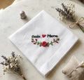 EMBROIDERED CUSTOMISED HANDKERCHIEF