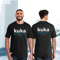 Black Tshirt logo text design For your company businesses ( customized)