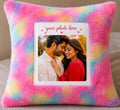 customized big size fur pillow