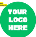Premium Custom “Your Logo Here” Round Stickers – 300 Quantity