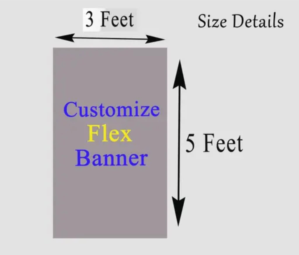 Customize (5x3 Feet) Welcome Home Bhabi Flex Poster Banner
