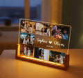 Customized Photo Led Light With Adapter Frame for Couples
