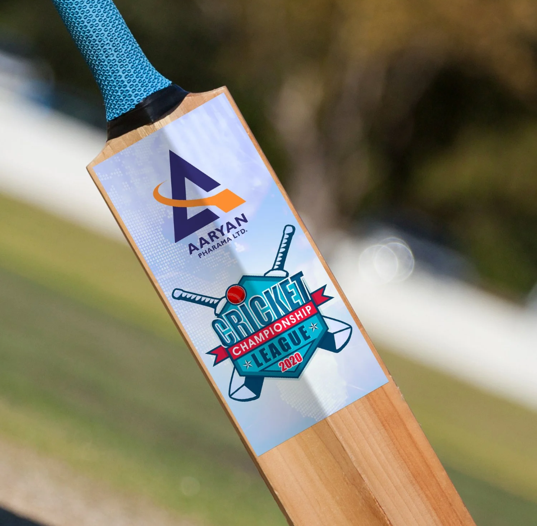 Customize your bat with your design ( 5 set stickers)