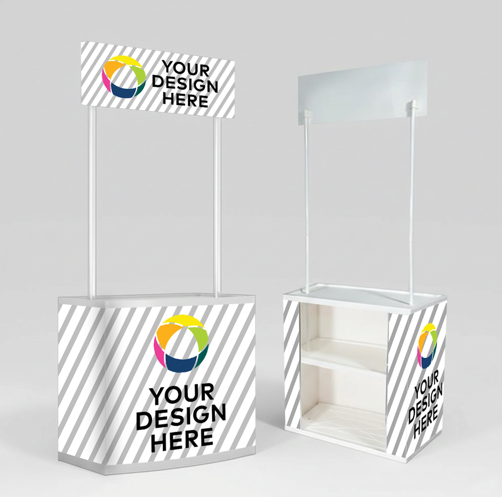 Mini shop tent or multipurpose counter for stalls bank display