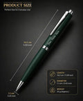 Personalized Metal Ball Pen with Custom Name Engraving | Premium Black & Gold Executive Pen