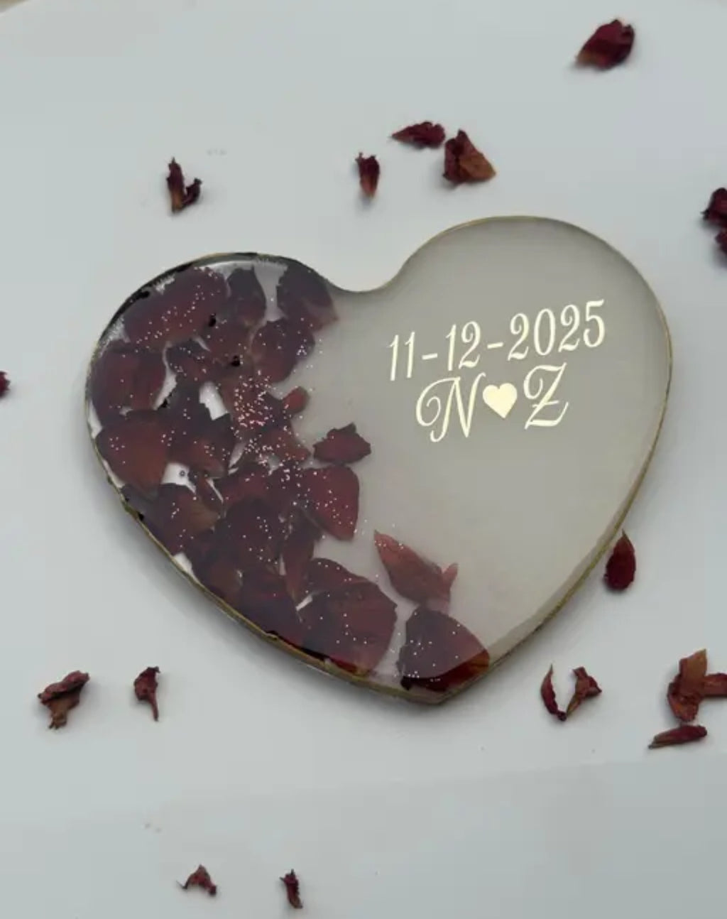 Personalised Resin Heart Gift