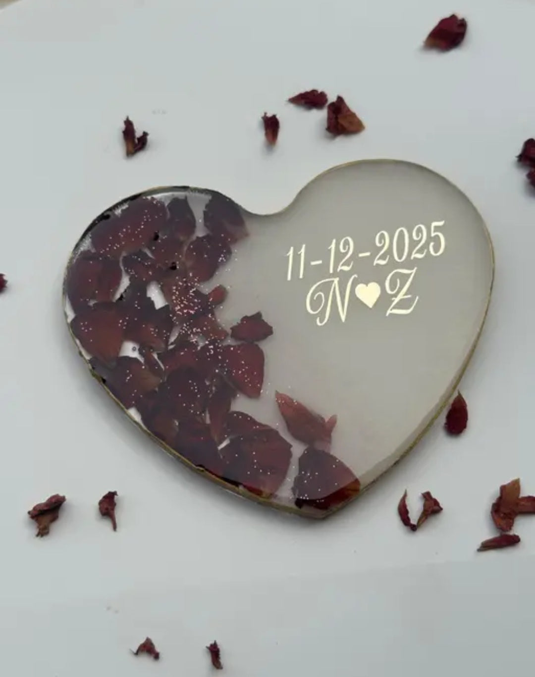 Personalised Resin Heart Gift