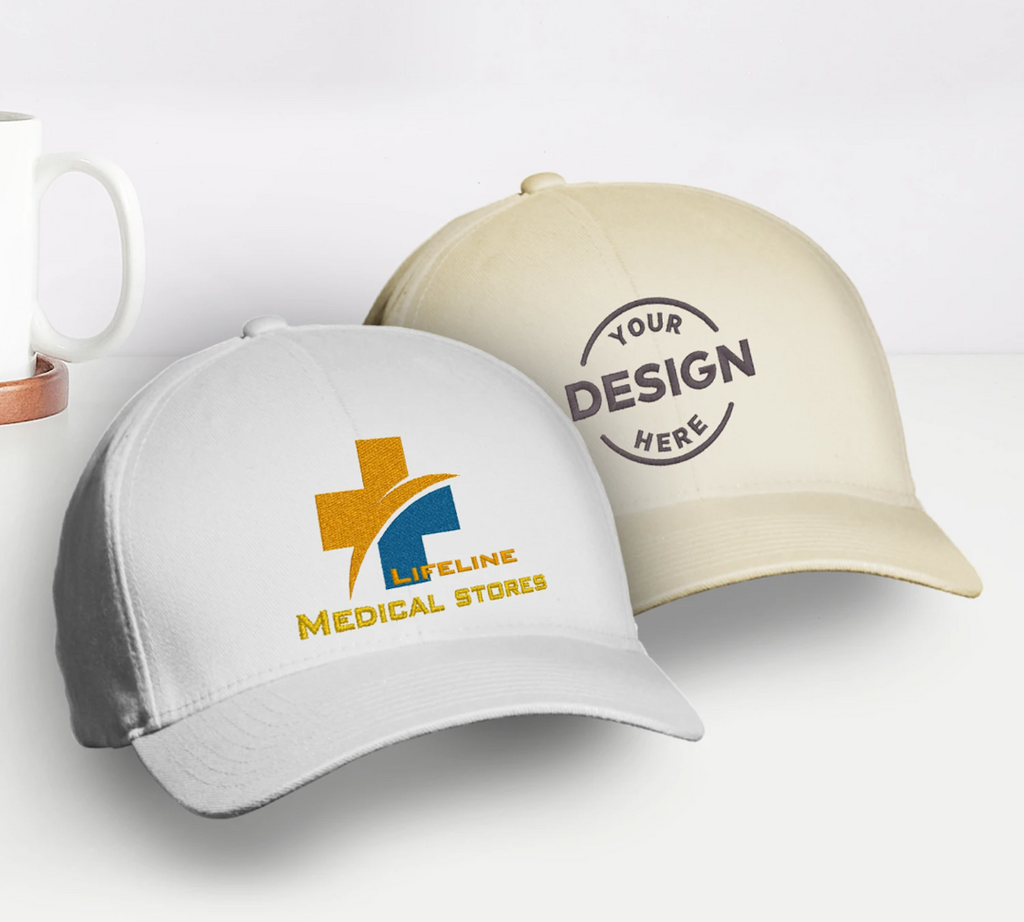Caps for your business / company  customize with name brand logo