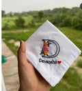 EMBROIDERED CUSTOMISED HANDKERCHIEF