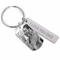 Personalized key chain name + photo