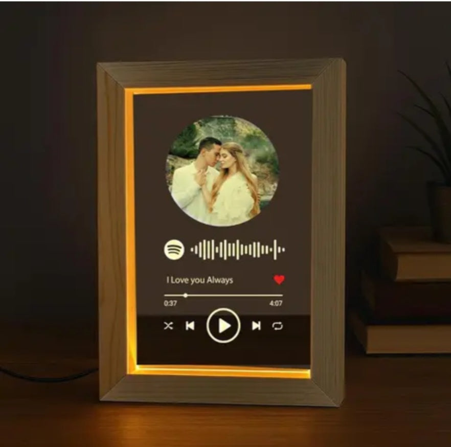 Customized Acrylic Photo Frame Personalized Name, Photo Text
