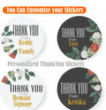 Customized thank you sticker for small business, sticker with Business or your name, 1.5 inch, self-adhesive (100 Pcs.)