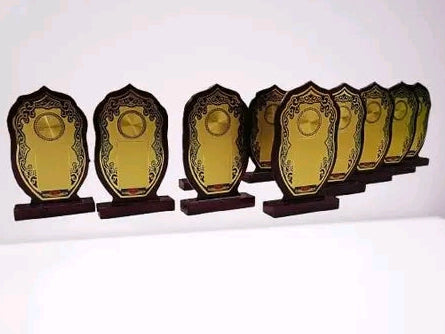 Wooden sheild awards customize