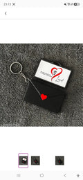 Cute Envelope Heart Keychain