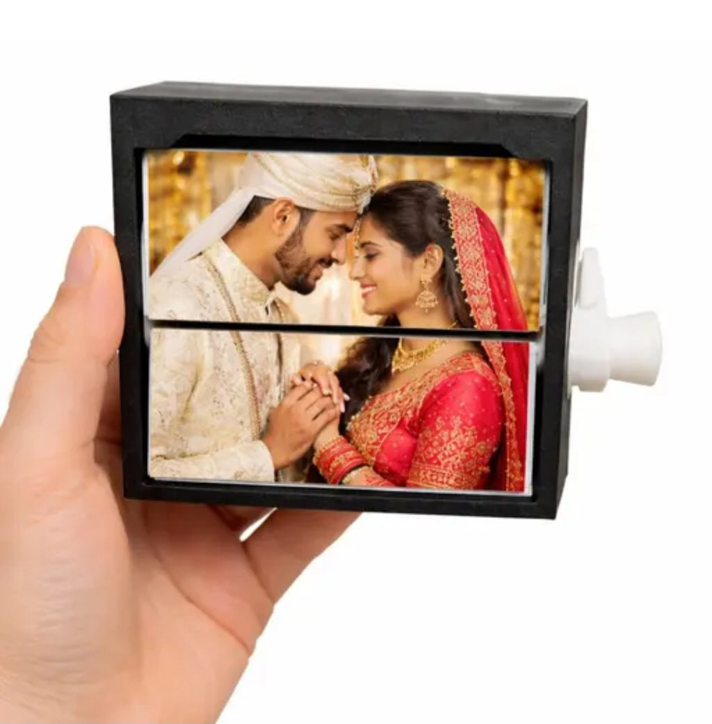 Customized 12 Photo Flip Book Frame