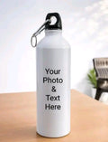 Customized bottle for gym and travel  aluminium print with your photo text logo