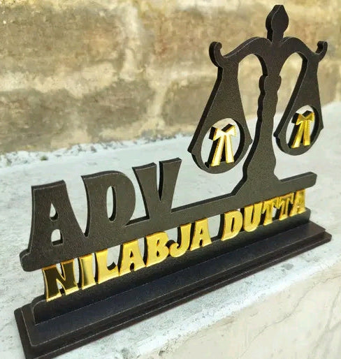 Advocate name board