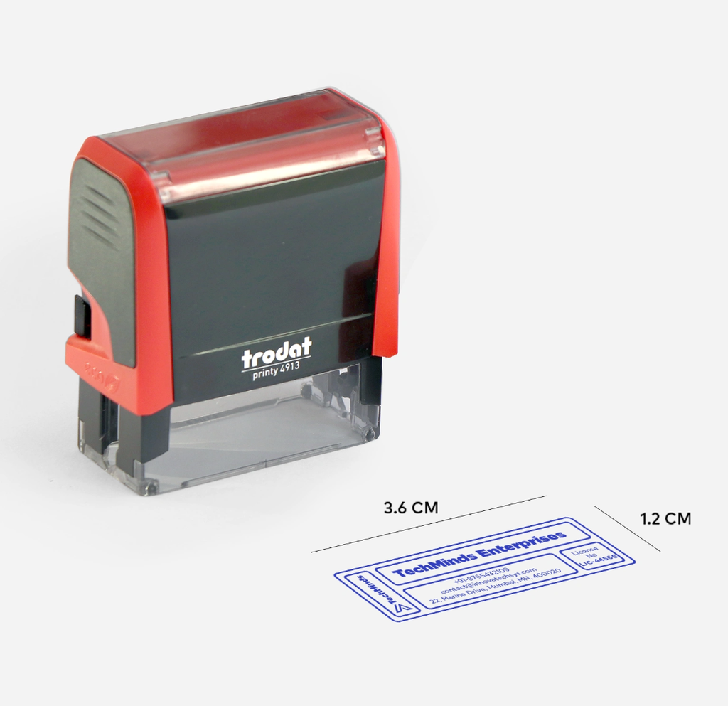 Self inking stamp
