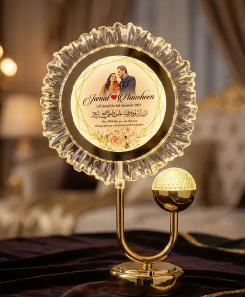 Beautiful Customised PhotoMirror Lamp (M5) Wedding/Anniversary/Birthday Customised Photo Mirror Lamp