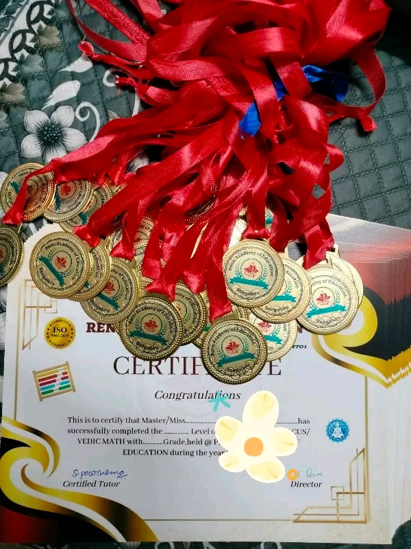 50 Medals Personalized with ribbons