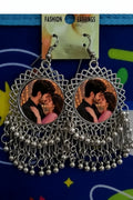 Adorable silver customized earings
