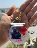 Resin custom Photo Keychain