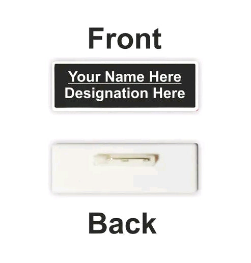 Customized badge for multipurpose school office staff management 3pcs