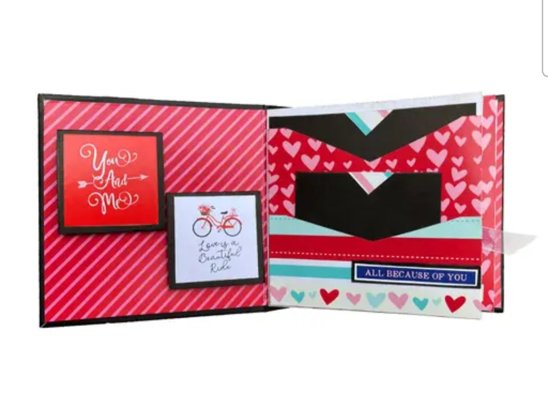 Scrapbook for Valentine's day / Anniversary / Birthday / Greeting Card