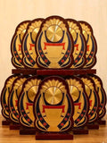 Wooden sheilds Momento Single Board Pack of 10(8.5 Inch) personalized