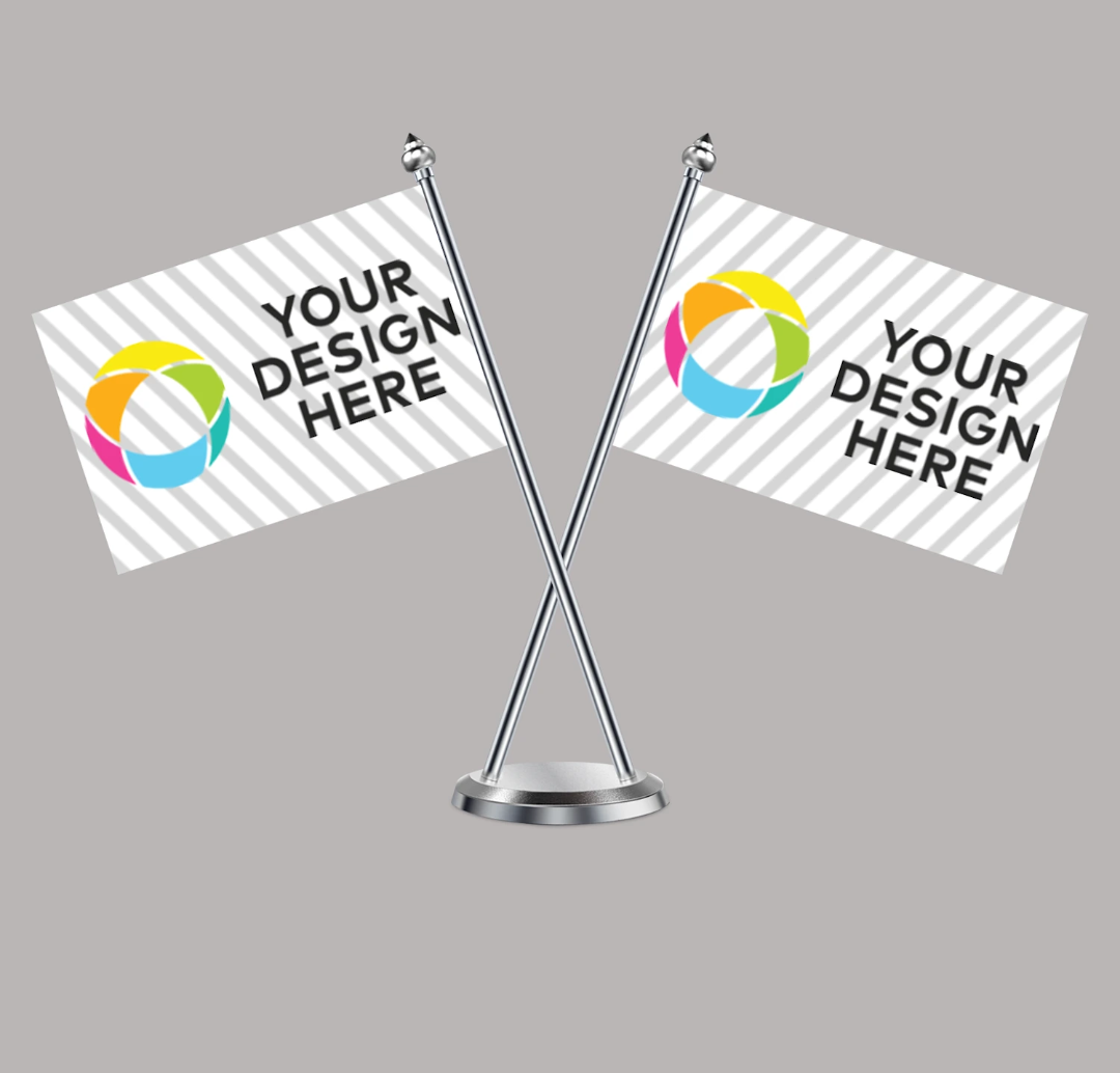 Table cross Flags for professional brand presence  Customized