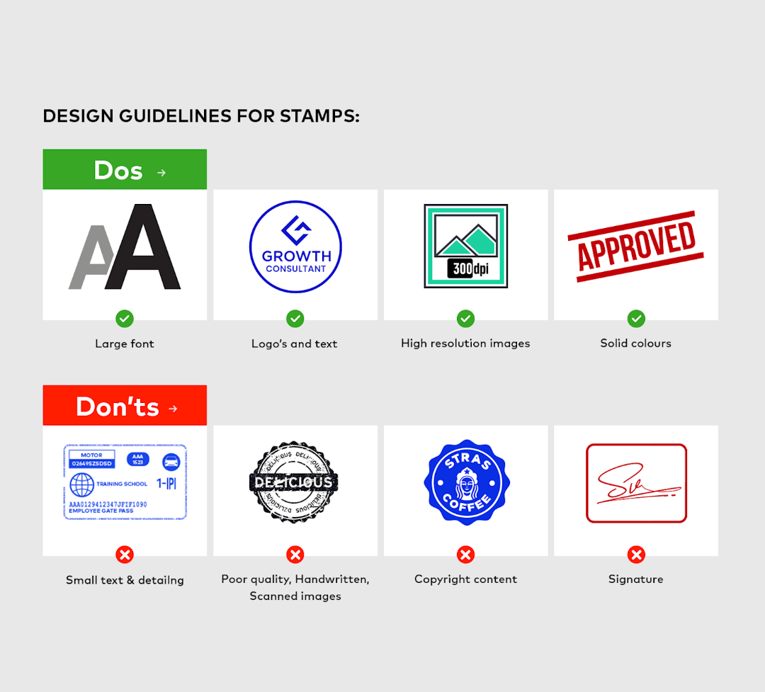 Rubber stamp