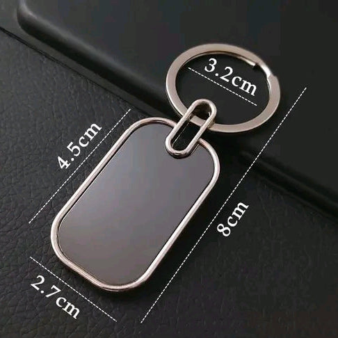 Laser engraved key chain
