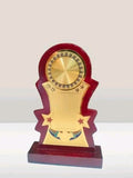 Wooden Momento Two Star 7 INCH OR 17.50 CM Size (Set Of 10 )Pcs Trophy (Medium)