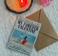 Magazine style greeting card